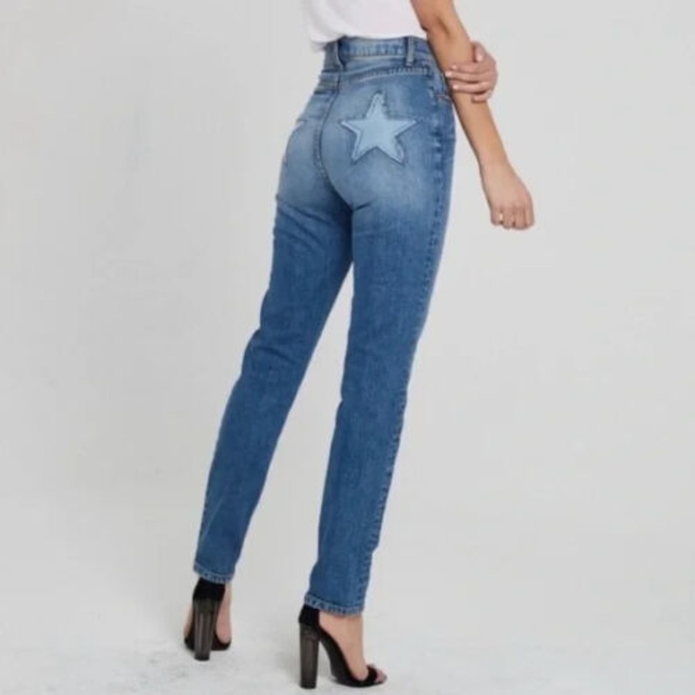 Revice Star Butt Uptown Rising Jeans Skinny Leg Blue 26